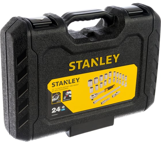 Набор торцевых головок Stanley 1/2", 24 предмета STMT82830-1