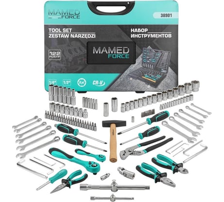 Набор инструментов MAMEDFORCE 122пр MF-38901(57723)