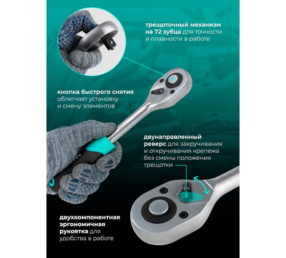 Набор инструментов MAMEDFORCE 69пр MF-4603-5(57724)