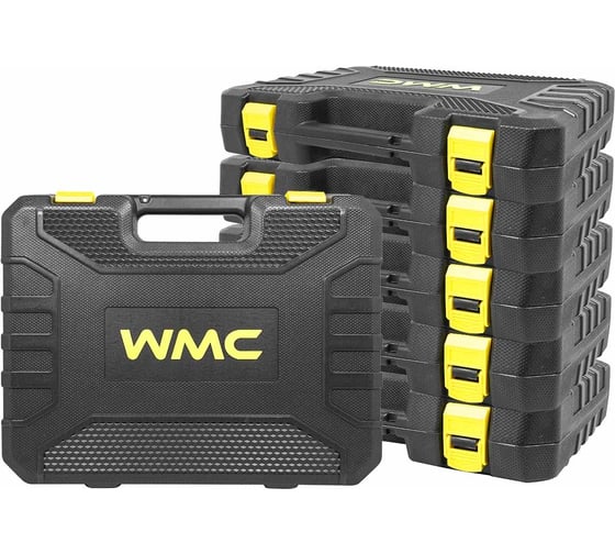 Набор инструментов WMC TOOLS (6 комплектов) 700пр.1/4" (6гр.)(5-13мм,шарнирно-губцевый, биты,отвертки,расходник) WMC-20700 ( 6 K-T )(58584) WMC-20700 / 6 K-T /(58584)