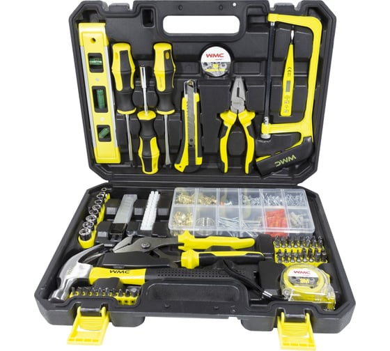 Набор инструментов WMC TOOLS (6 комплектов) 700пр.1/4" (6гр.)(5-13мм,шарнирно-губцевый, биты,отвертки,расходник) WMC-20700 ( 6 K-T )(58584) WMC-20700 / 6 K-T /(58584)