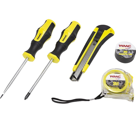Набор инструментов WMC TOOLS (6 комплектов) 700пр.1/4" (6гр.)(5-13мм,шарнирно-губцевый, биты,отвертки,расходник) WMC-20700 ( 6 K-T )(58584) WMC-20700 / 6 K-T /(58584)