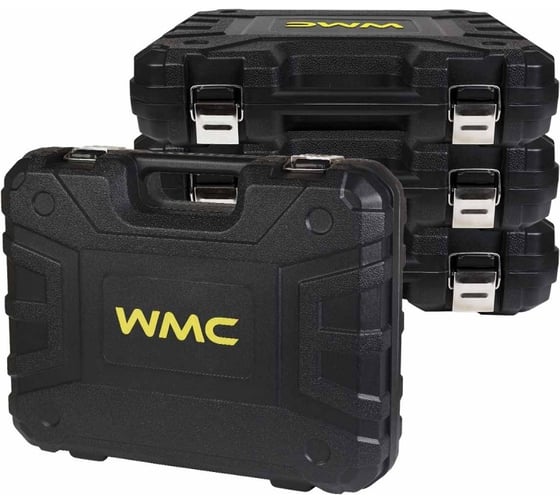 Набор инструментов WMC TOOLS (4 комплекта) 96пр(дрель ударная ,набор бит, сверло ,плоск, уровень ,ножовка ,кл разводной ,рулетка ,ножовка ,уровень ,нож, комплект WMC-1096 ( 4 K-T )(58583) WMC-1096 / 4 K-T /(58583)