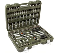 Набор двенадцатигранных головок с принадлежностями Дело Техники 1/4", 1/2" 108 предметов 622808