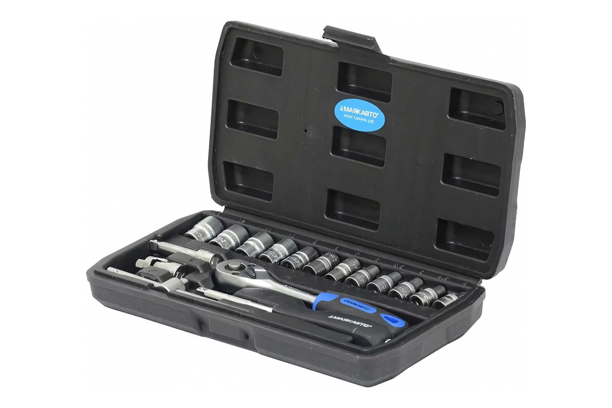 НаборинструментовМаякАвто1/4"6гр.17предметов/1/20_21706м
