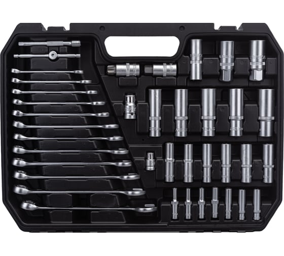 Набор инструмента ЭВРИКА 1*2"&1*4"&3*8", DR, 6-гранный, 216 предмет ER-80216