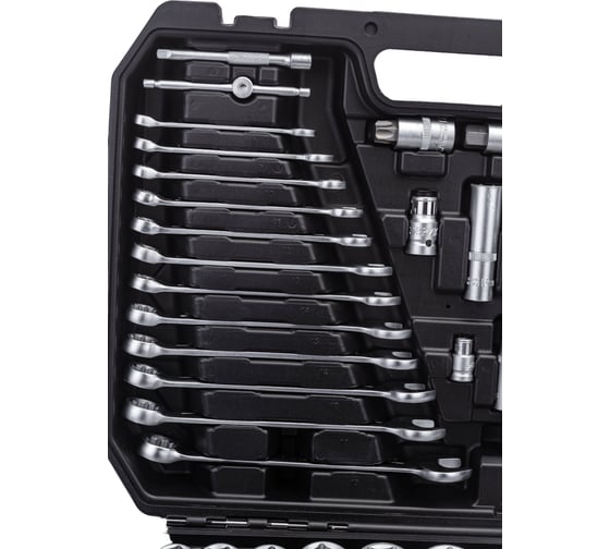 Набор инструмента ЭВРИКА 1*2"&1*4"&3*8", DR, 6-гранный, 216 предмет ER-80216