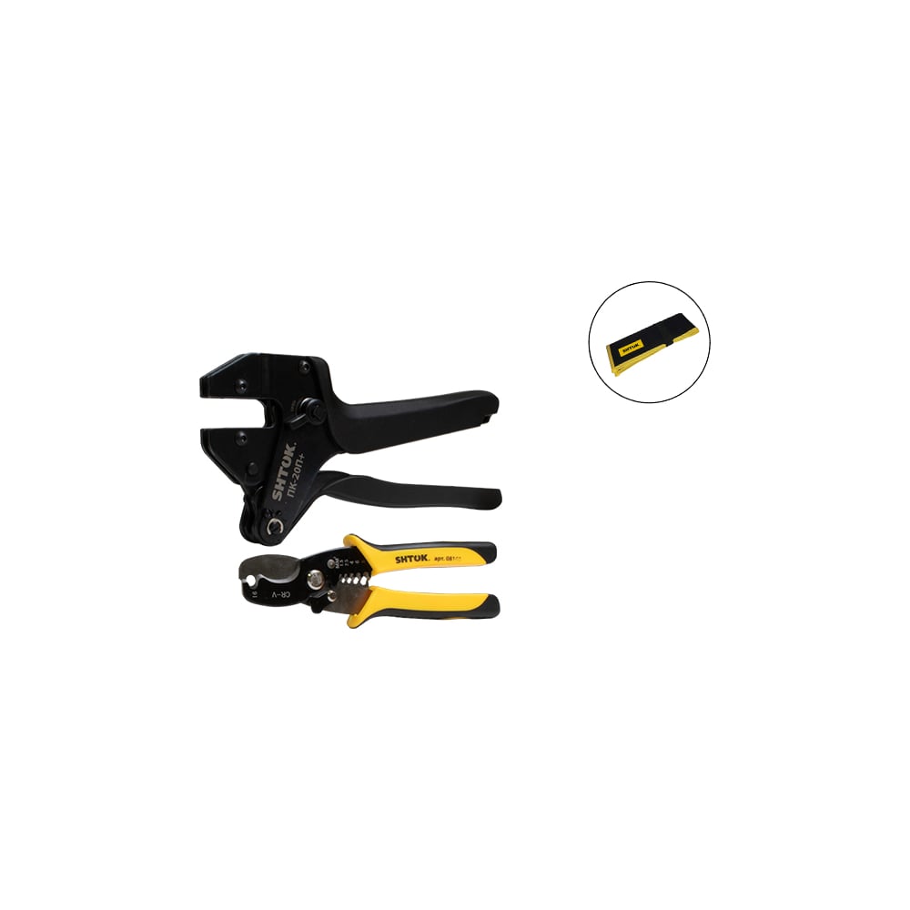 Базовый набор электрика ПЛЮС: ПК-20П+ без матриц, резак, в сумке SHTOK ...