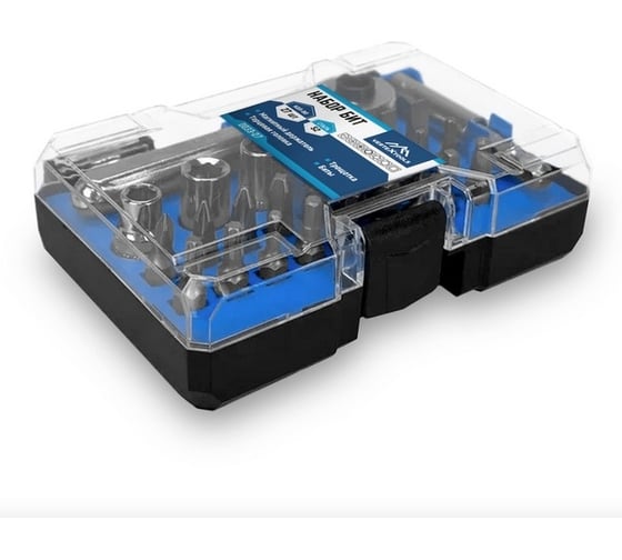 Набор бит vertextools 27 предметов, трещотка, адаптер, головки 0033-27
