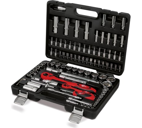 Профессиональный набор инструментов INTERTOOL 1/2 и 1/4, 94 шт., Cr-V ET-6094