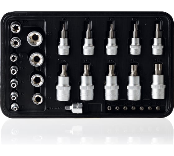 Набор Alca TORX 29 предметов биты/головки Black 449000 1