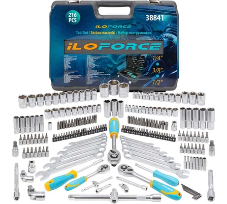 Набор инструментов iLOFORCE 216 пр IF-38841(52228)