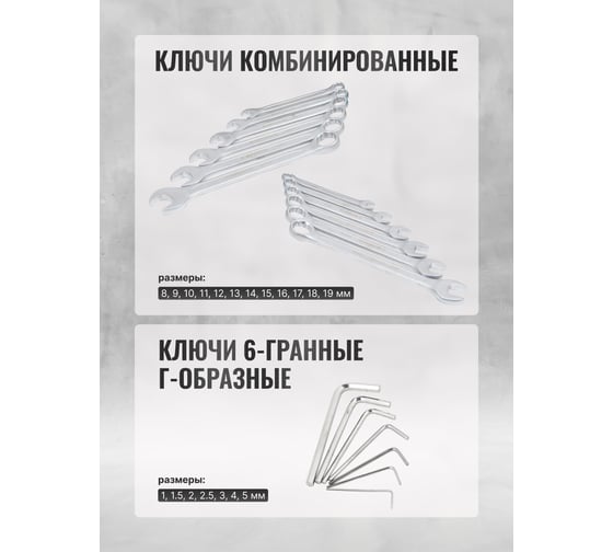 Набор инструментов iLOFORCE 216 пр IF-38841(52228)