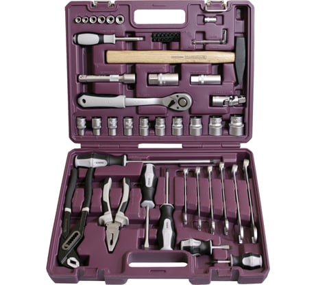 Универсальный набор инструмента THORVIK TS056 1/4", 1/2DR, 56 предметов 054002