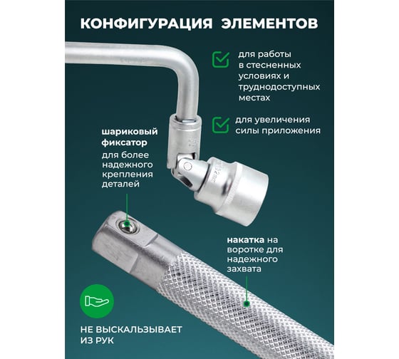 Набор головок Rockforce 15 предметов RF-4159(58289)