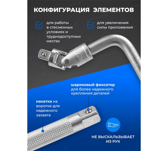 Набор глубоких головок Forsage 15 предметов F-4157(58290)