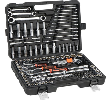 Набор инструментов KINGQUEEN 150 предметов, 72 зуба WIB-80003