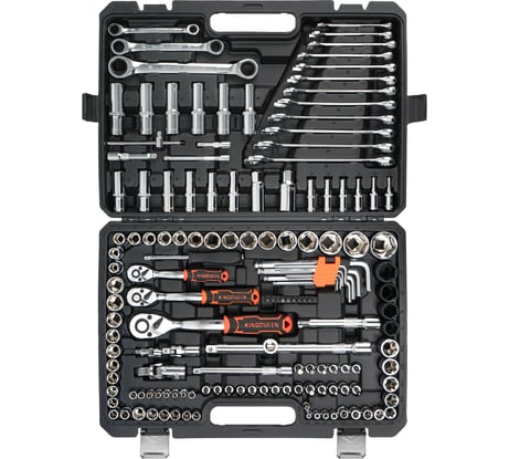 Набор инструментов KINGQUEEN 150 предметов, 72 зуба WIB-80003