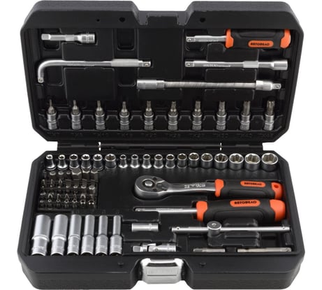 Набор торцевых головок и принадлежностей (1/4"; 81 предмет) АвтоDело 39881 16195