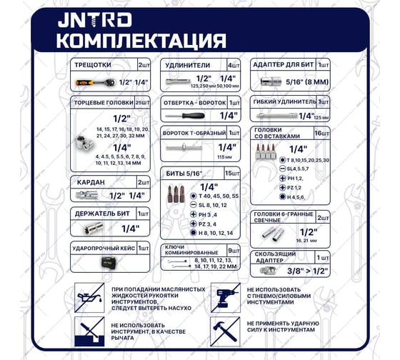 Набор инструментов GOODKING JNRTD 82 предмета J-10082