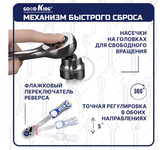 Набор инструментов GOODKING для дома 103 предмета M-10103