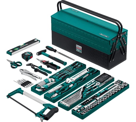 Универсальный набор инструмента KRAFTOOL Grand-152 1/2"+1/4" 152 предм., 27978-H152