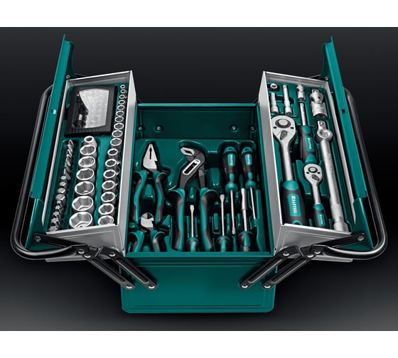 Универсальный набор инструмента KRAFTOOL Grand-99 1/2"+1/4" 99 предм. 27978-H99