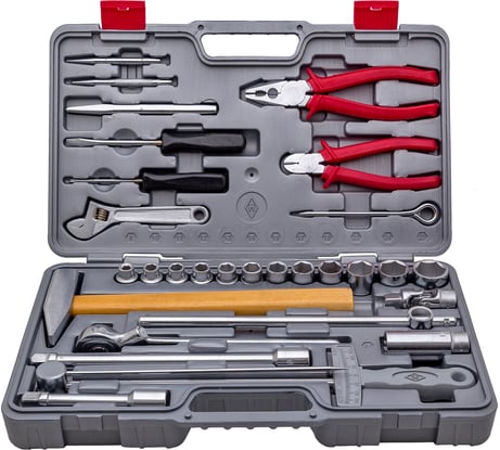 Набор слесарно-шоферского инструмента НИЗ Универсал с 6 гр головками 57311025