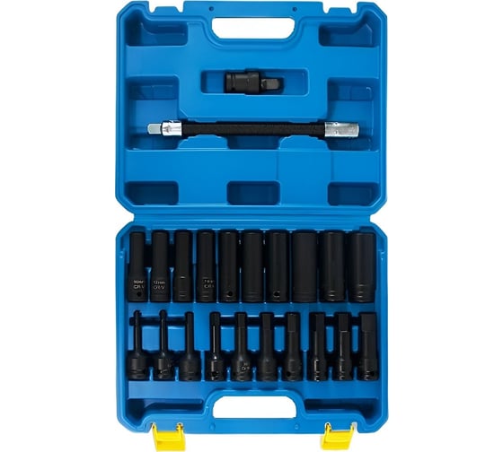 Набор ударных торцевых головок и принадлежностей GOODKING 22 предмета UGB-10022 1