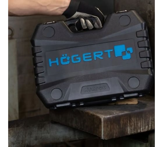 Набор инструментов HOEGERT TECHNIK 112 шт., 1/4", 1/2" Черный HT1R232
