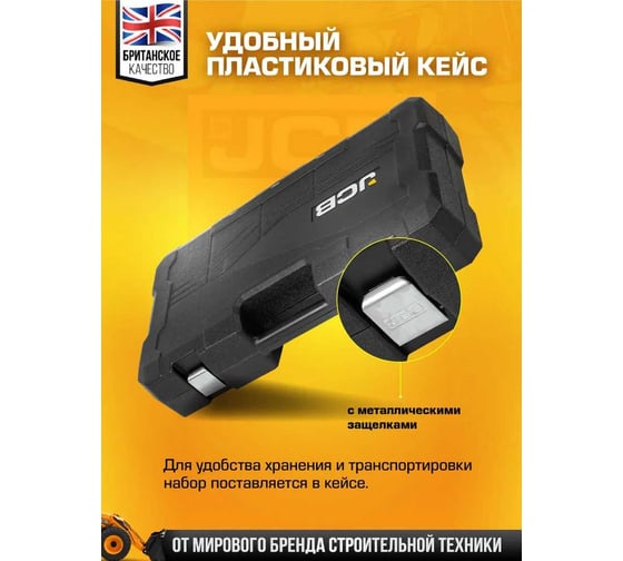 Набор инструментов ударных JCB 26пр, 3/4", 1" (6гр.) JCB-68262-5MPB(59043)