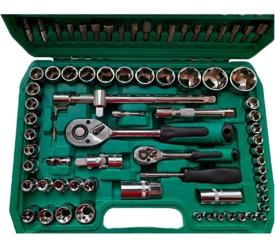 Набор инструмента ½ дюйма и ¼ дюйма EDON MTB-108 (108 предметов) 20421