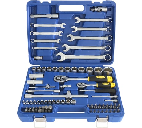 Набор слесарно-монтажного инструмента Калибр НСМ-82 00000075595