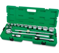 Набор головок и аксессуаров TOPTUL 3/4 DR 12-гранных 19-50 мм, 17 предметов GCAI1702