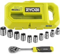 Набор из трещотки и торцевых головок Ryobi RHRS10PC 5132006067