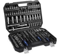 Набор инструментов в кейсе ТУНДРА автомобильный, CrV, 1/2", 1/4", 3/8", 152 предмета 881835