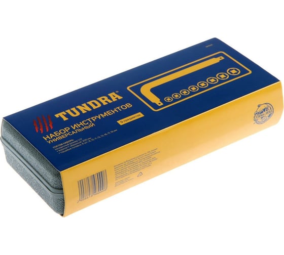 Набор инструментов в кейсе TUNDRA универсальный, 1/2", 9 предметов 881848