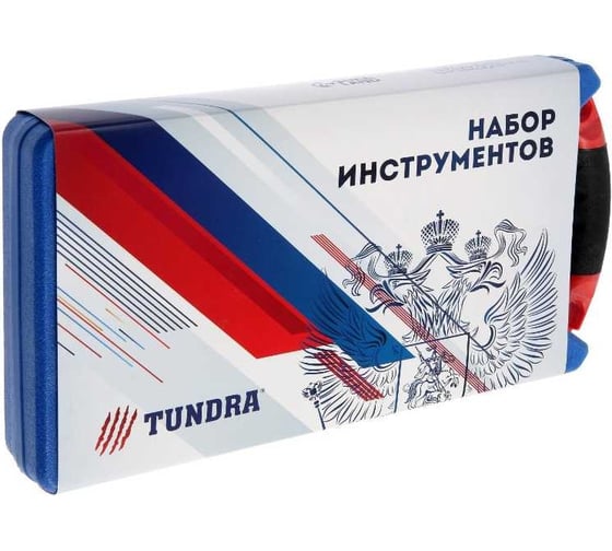 Набор инструментов в кейсе ТУНДРА подарочная упаковка, CrV, 1/2", 19 предметов 4822377