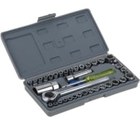 Набор инструментов в кейсе TUNDRA универсальный, 1/4" и 3/8", 40 предметов 881849