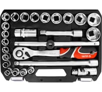 Набор инструментов YATO 1/2", 26 пр. YT-38752 371438752 092 1