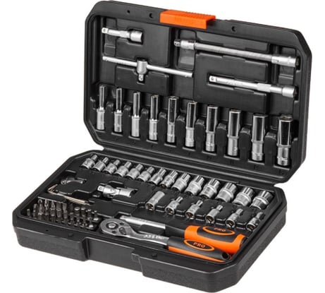 Набор головок и бит STARTUL PRO 1/4", 72 предметов PRO-072