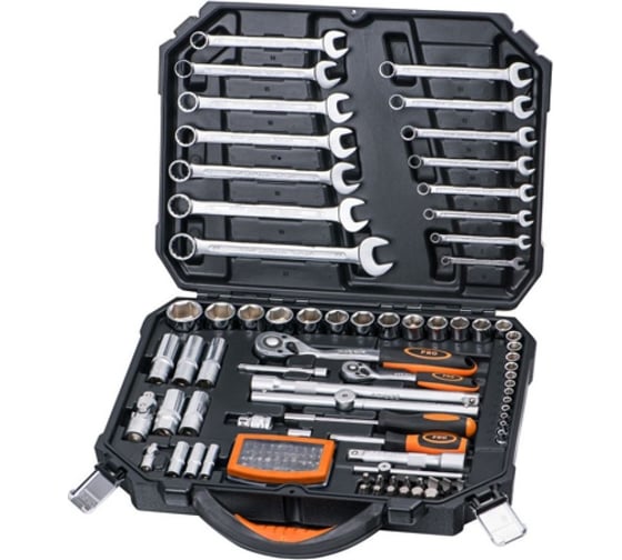 Набор головок и ключей STARTUL PRO 1/4", 1/2", 106 предметов PRO-106 1