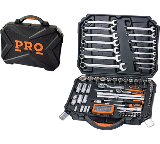 Набор головок и ключей STARTUL PRO 1/4", 1/2", 106 предметов PRO-106