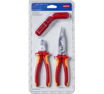 Набор VDE для электромонтажа Knipex KN-1386200, KN-169501SB, KN-7006160 3 предмета KN-003130BKV01