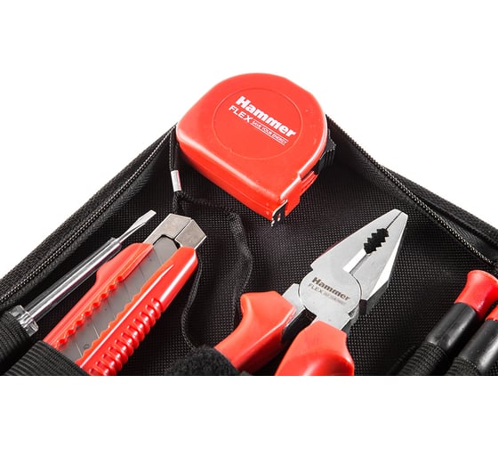 Набор инструментов HAMMER Flex 601-035 9 предметов, в пенале 400842