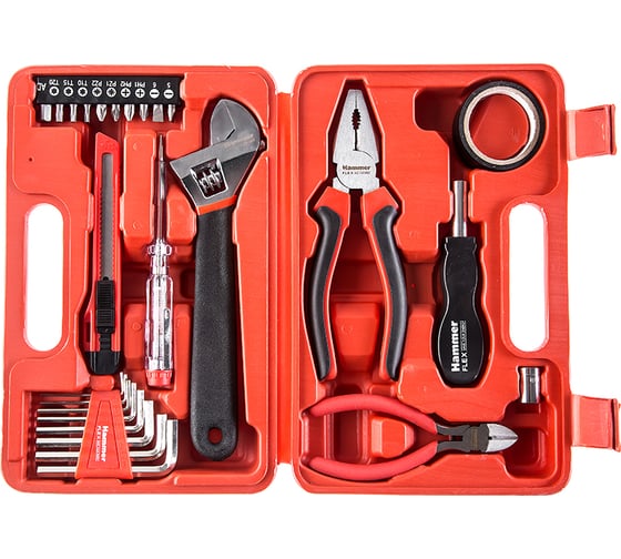 Набор инструментов HAMMER Flex 601-040 25 предметов, в кейсе 400857