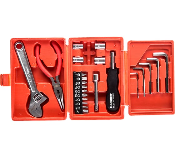 Набор инструментов HAMMER Flex 601-041 23 предмета, в кейсе 400858