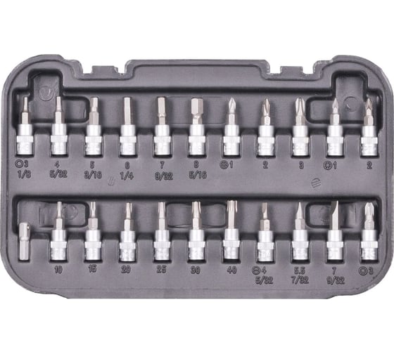Набор торцевых головок АвтоDело 1/4" DR 46 предметов 39946 13702