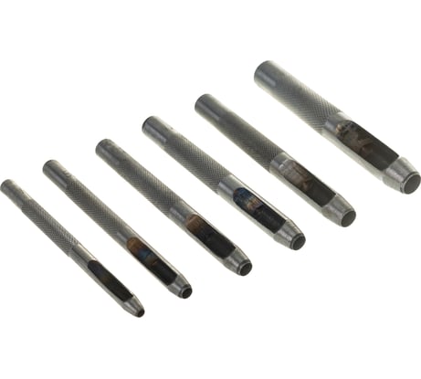 Набор просечек АвтоDело 3.2-8.0 мм в сумке 6 шт. 40416 12069