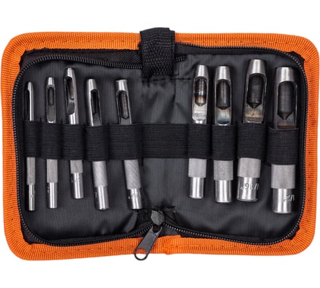 Набор просечек АвтоDело 3.2-12.7 мм в сумке 9 шт. 40419 13655